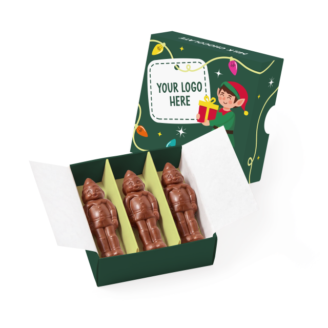 Winter Collection – Eco Treat Box – Trio of Elves